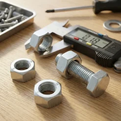 Écrou hexagonal acier zingué Diall ø18 mm - 4 pièces