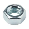 Écrous hexagonaux en acier zingué ø 6 - 200 pièces