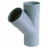 Culotte simple 45° mâle femelle ø80 mm Fitt