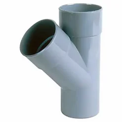 Culotte simple 45° mâle femelle ø80 mm Fitt