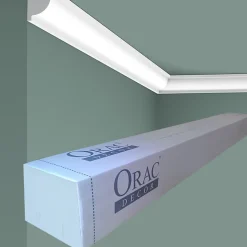 CX132 Corniche plafond Orac Decor - 2x2x200cm (h x p x L) - moulure décorative polymère A l'unité