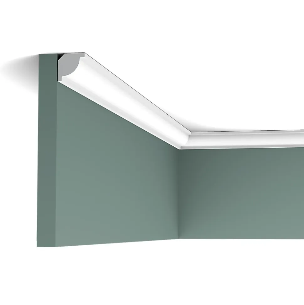 CX132 Corniche plafond Orac Decor - 2x2x200cm (h x p x L) - moulure décorative polymère A l'unité