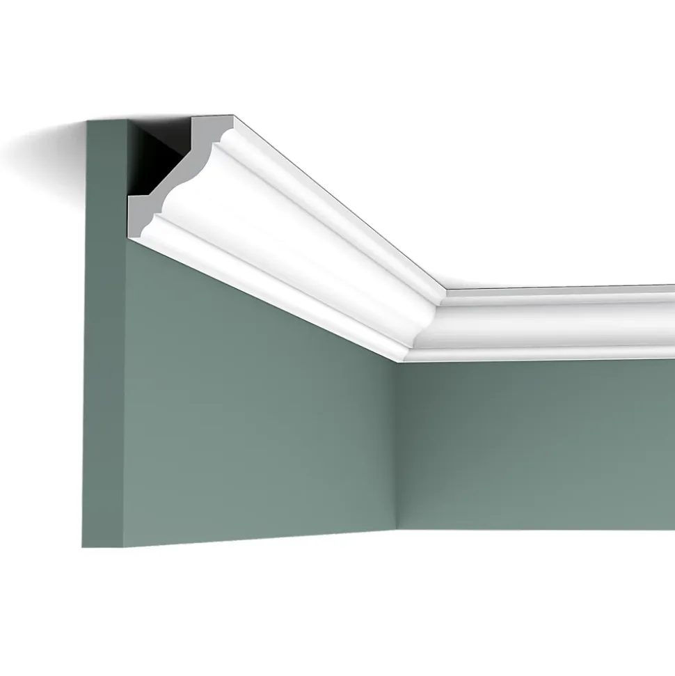 CX110 Corniche Plafond Orac Decor - 4,5x4,1x200cm (h x p x L) - moulure décorative polymère Carton 8 pièces