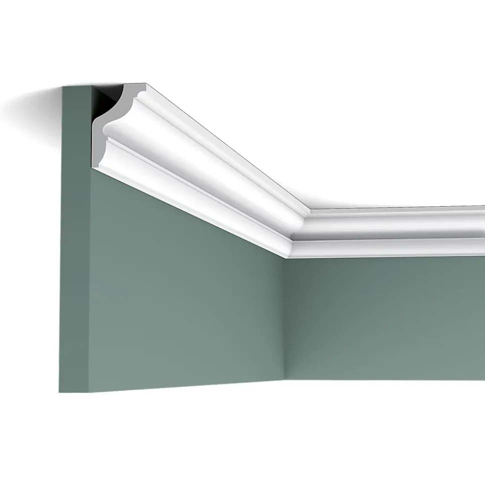 CX148 Corniche plafond Orac Decor - 4,5x3x200cm (h x p x L) - moulure décorative polymère Carton 8 pièces