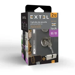 Cylindre 45/45 pour serrure connectée Extel Lock - Extel - 720113