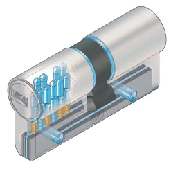 Cylindre Bricard Trial S 30x30 bouton