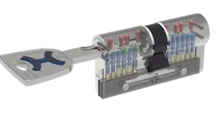 Cylindre débrayable Bricard Mistral 2 entrées 35x35 mm