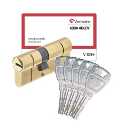 Cylindre de haute sécurité Vachette 30 x 40 mm + 5 clés