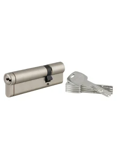 Cylindre de serrure débrayable Transit 1, 30x80mm, 5 clés, nickelé - THIRARD