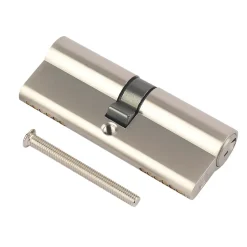 Cylindre laiton nickel satiné Smith & Locke 35 x 35 mm