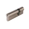 Cylindre laiton nickel satiné Smith & Locke 30 x 60 mm