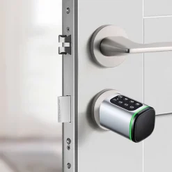 Cylindre électronique de serrure connecté locky-10 code à code et badge rfid mifare