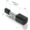 Cylindre Électronique de Serrure Connectée Ouverture Code, RFID & Smartphone