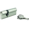 Cylindre STD double entrée, 35 x 65 mm anti-arrachement, nickelé, 3 clés - THIRARD