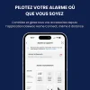 Daewoo - Alarme maison sans fil avec écran tactile 7'' AM353 - 1 caméra extérieure autonome et 1 intérieure et 17 accessoires - Sa