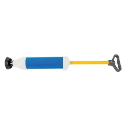 Déboucheur à Pompe 370 mm - Efficace pour Évacuer les Obstructions - Outil Pratique et Durable - Silverline