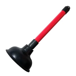 Déboucheur ventouse ø 10 cm plastique rouge et noir