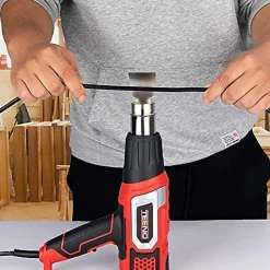 Décapeur thermique 2000W Pistolet à Air Chaud coffret avec 8 accessoires