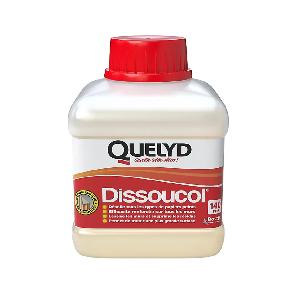 Décolleur de papier peint Dissoucol - surface de couverture 140 m² - contenance 0,25 L - Quelyd 30611831