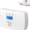 Detecteur de monoxyde de carbone avec alarme 85 dB et led rectangulaire L.12.5 x l.7.5 x H.2.8 cm - HEIMAN