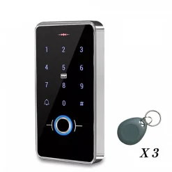 Digicode à codes et empreintes digital pour porte et portillon