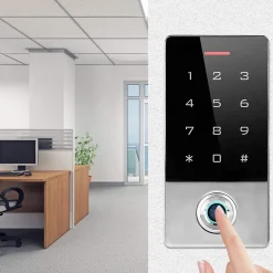 Digicode avec lecteur d'empreintes connecté wifi et lecteur RFID