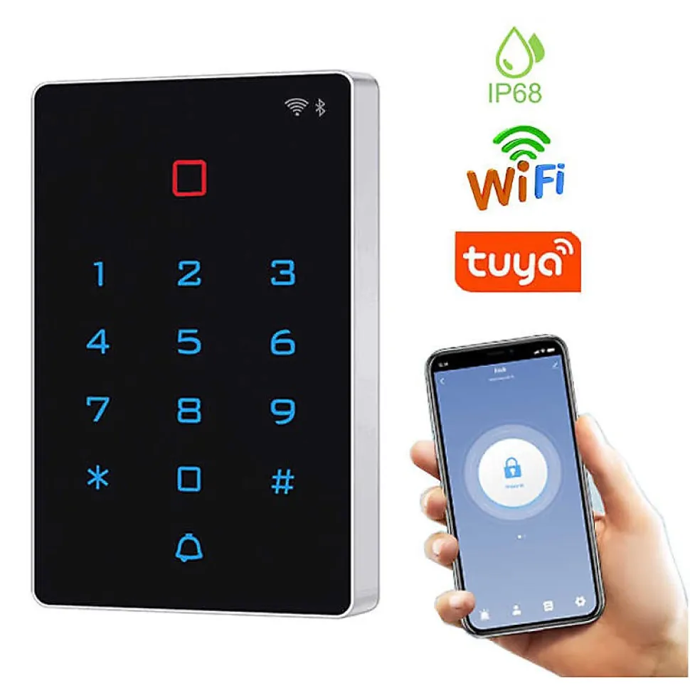Digicode connecté wifi de portail et portillon pilotable par téléphone