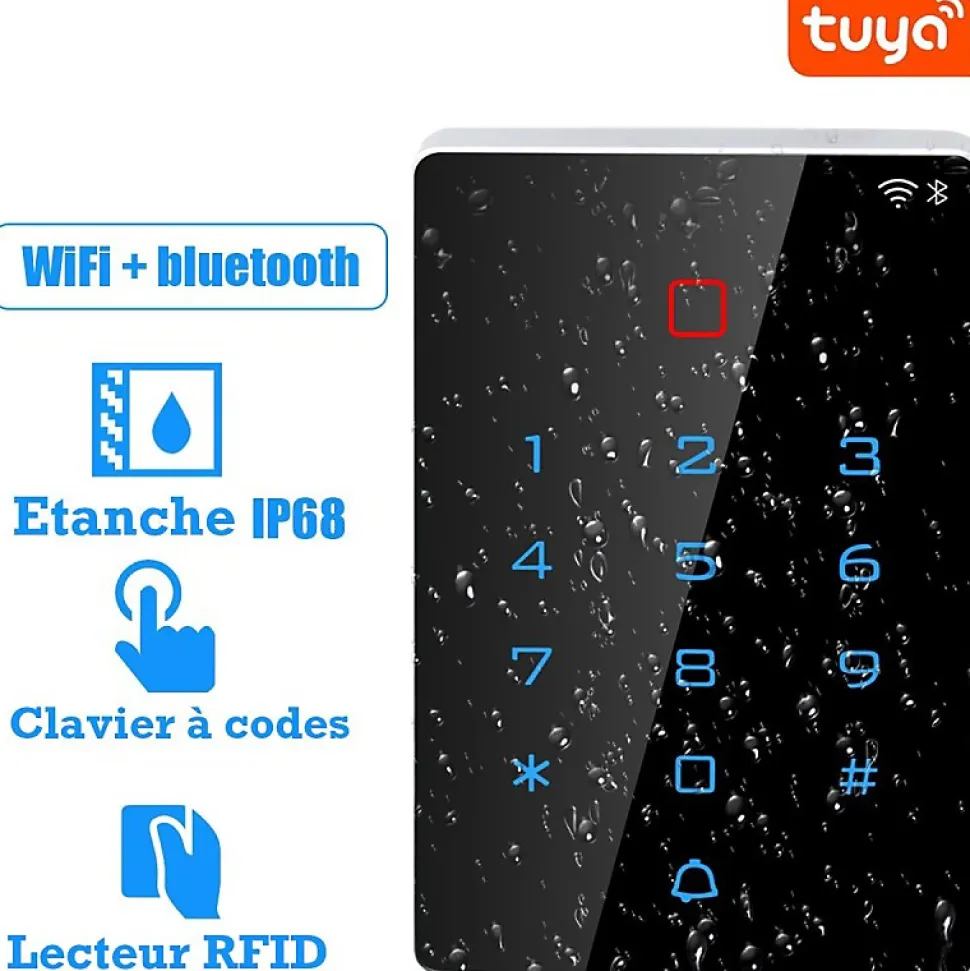 Digicode connecté wifi de portail et portillon pilotable par téléphone
