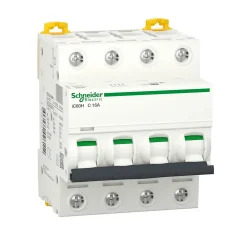 Disjoncteur 16 A - Acti9 - iC60H - 4P - Courbe C