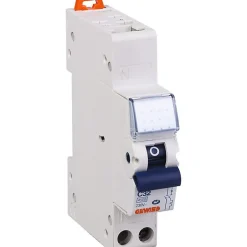 Disjoncteur 1 P+N C2 - 4,5 KA courbe C - 32 A - 1 module - Connexion auto / vis - Fixmatic - Gewiss