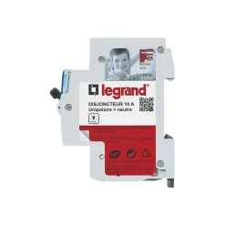 Disjoncteur Automatique 10A Legrand blanc