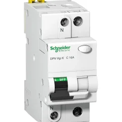 Disjoncteur Différentiel 30ma 20a - 1p+n - 6ka - Type Ac Courbe C - 2 Modules - Acti9 Dpn Vigi K - Schneider