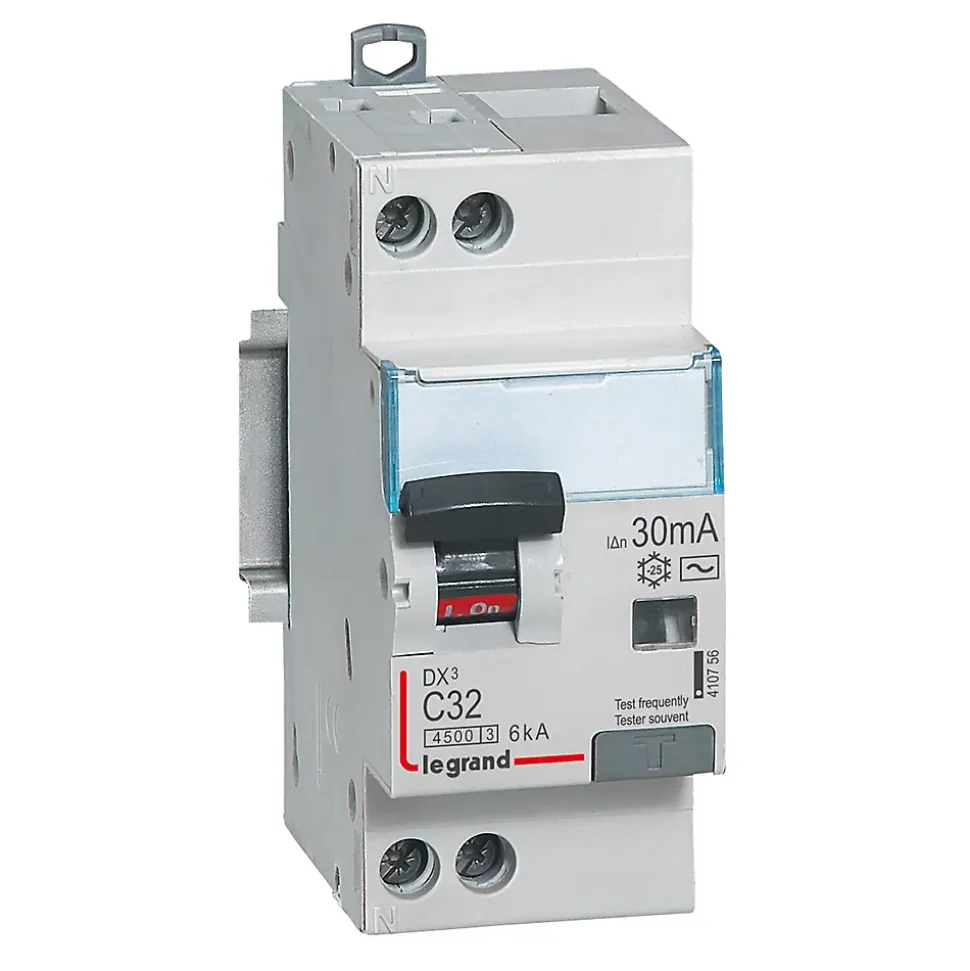 Disjoncteur différentiel type AC 30mA - 32A Legrand