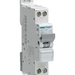 Disjoncteur Hager- 1P+N - 32A - 6-10kA - Type C