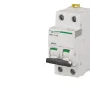 Disjoncteur modulaire bipolaire Schneider Acti9 iC60N 20A courbe D