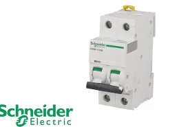 Disjoncteur modulaire bipolaire Schneider Acti9 iC60N 16A courbe D