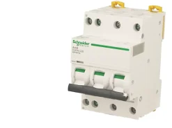 Disjoncteur modulaire tétrapolaire compact Schneider Acti9 iC40N 16A courbe C