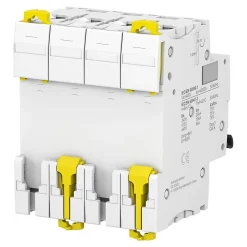 Disjoncteur modulaire tétrapolaire Schneider Acti9 iC60N 20A courbe C