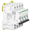Disjoncteur modulaire tétrapolaire Schneider Acti9 iC60N 16A courbe C