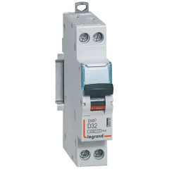 Disjoncteur modulaire UNI+N - Courbe D 32A