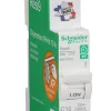 Disjoncteur peignable courbe C phase + neutre 10A Schneider Electric Resi9 XP