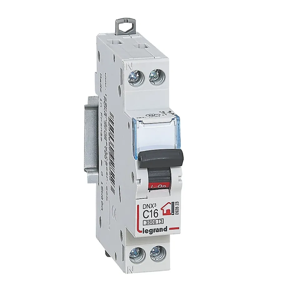 Disjoncteur Phase + neutre 16A Legrand