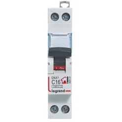 Disjoncteur Phase + neutre 16A Legrand