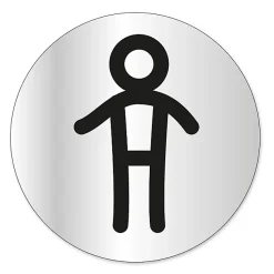 Disque de signalisation "Hommes" Ø8 Chapuis