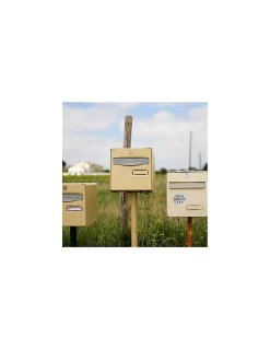 Disque de signalisation Pas de publicité, alunimium adhésif, diamètre 80mm - THIRARD