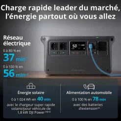 DJI Power 1000 V2 station électrique portable