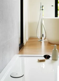 Dôme métal pour bonde de douche Wirquin Slim+
