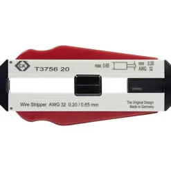Dénudeur de fil C.K T3756 0,20 mm pour fils PVC et PTFE, lame en acier trempé
