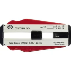 Dénudeur de Fil C.K T3756 50 pour Fils en PVC et PTFE jusqu'à 0,50 mm