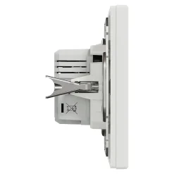 Double chargeur usb A + C complet Schneider Electric Asfora blanc